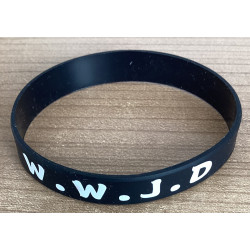 Silikon-Armband WWJD