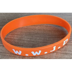 Silicone bracelet WWJD