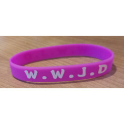 Silicone bracelet WWJD