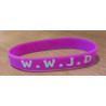 Rubberen armband WWJD