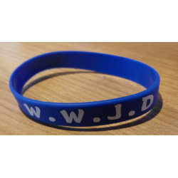 Rubberen armband WWJD