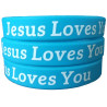 Rubberen armband Jesus Loves You