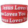 Rubberen armband Jesus Loves You
