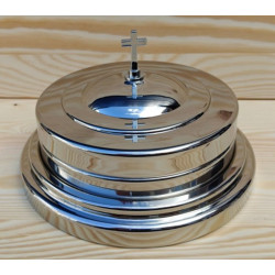 Basic set - Small Group Tray - Avondmaalstray voor kleine groep - 10 bekertjes - Zilverkleurig