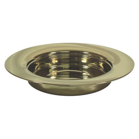 Stackable bread plate - Brass tone