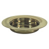Stackable bread plate - Brass tone