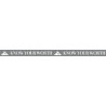 Bracelet en silicone - Serie Retro - Know your worth - Grey