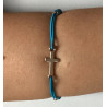 Verstelbare koordarmband met kruisje