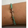Verstellbares Armbändchen mit Kreuz