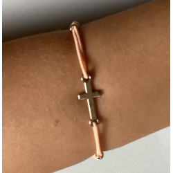 Bague ajustable avec croix