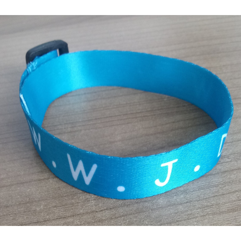 Wriststrap woven bracelet WWJD