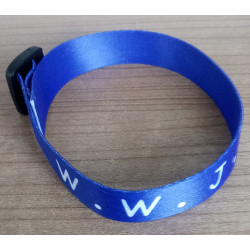 Stoffen armband WWJD