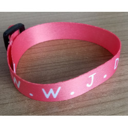 Stoffen armband WWJD