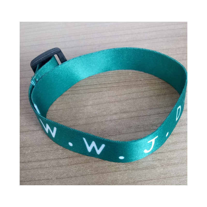 Bracelet en textile WWJD