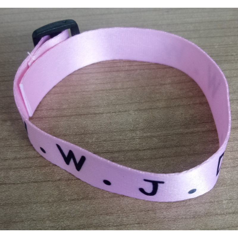 Bracelet en textile WWJD
