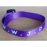 Bracelet en textile WWJD