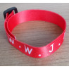 Stoffen armband WWJD