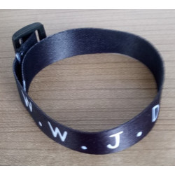 Wriststrap woven bracelet WWJD