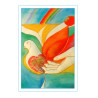 Postcard – Duif met hand
